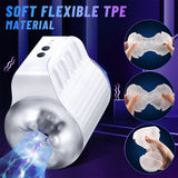 Male Masturbator Men Sex Toys - Male Masturbators with 4 Suction & 10 Vibration Modes, Sucking Male Masturbation Cup - AVYXO