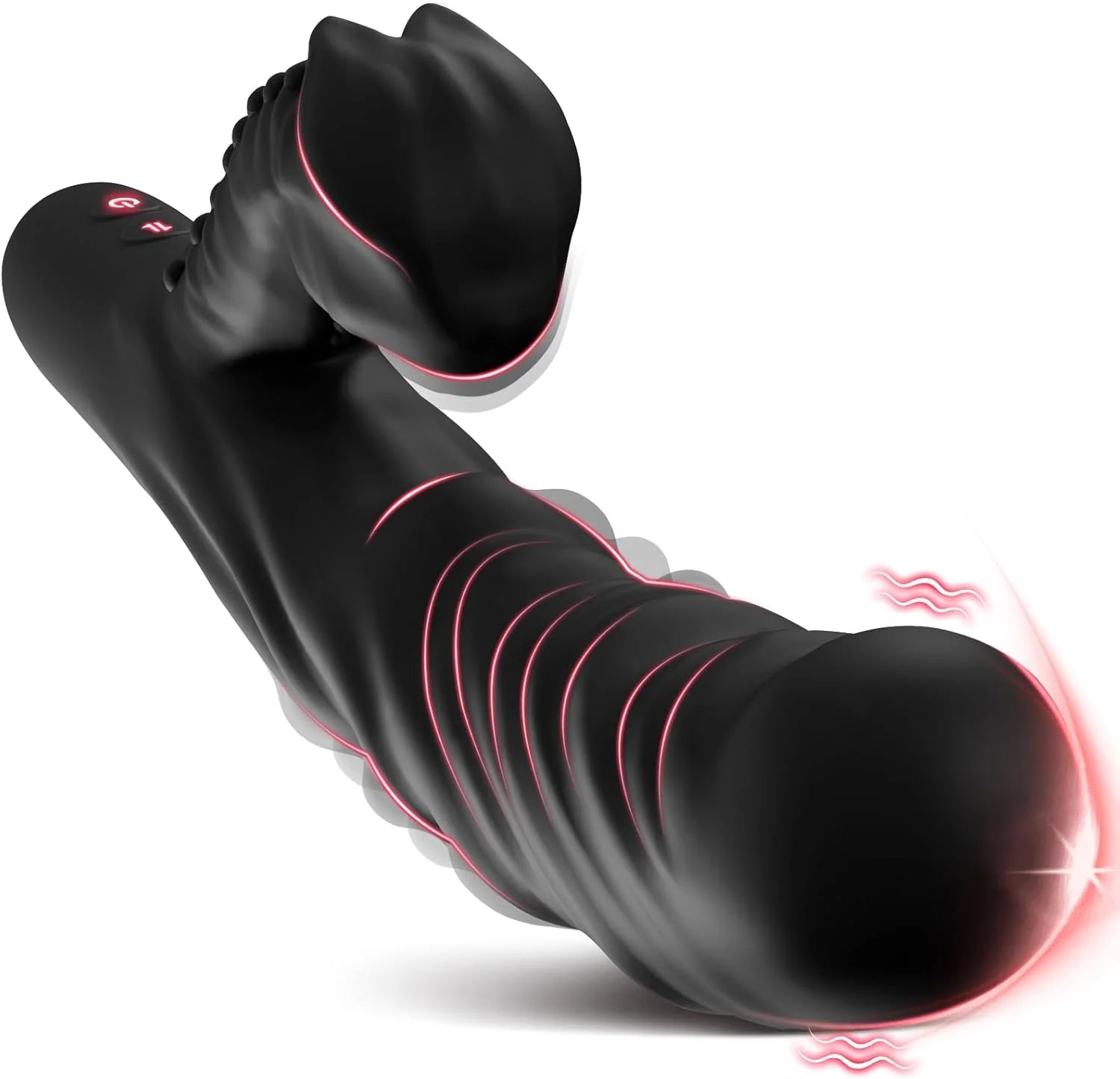 Thrusting Vibrator Dildo Sex Toy - G Spot Clitoral Vibrator with 16 Modes, 8 Thrusting & 8 Slap Vibrators, Clit Stimulator Rabbit Vibrator, Anal Sex Toy for Women & Couples - AVYXO