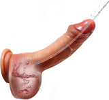 Realistic Squirting Dildo for Women 8.3'' Soft Silicone Ejaculating Dildos with Strong Suction Cup - AVYXO