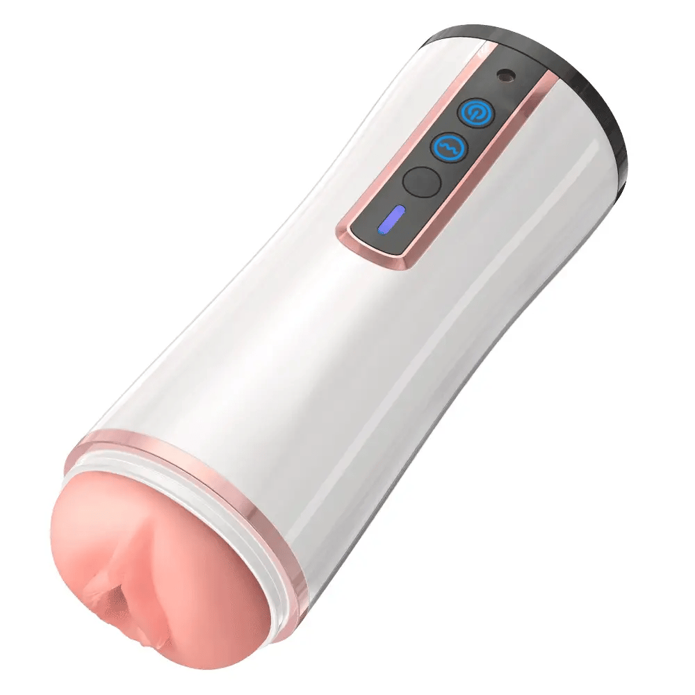 PreviousNext Automatic Male Masturbator Cup - Hands Free Masturbators Stroker with 10 Vibrating Modes Male Pleasure Blowjob Machine - AVYXO