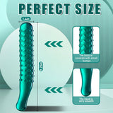 Clear G-spot Dildo: 9.25 Inch Pleasure Wand with Massage Beads Texture - AVYXO