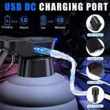 PreviousNext Male Masturbator Male Sex Toys - Adult Toys Male Vibrator with 10 Vibrating Modes for Glans Training for black color - AVYXO