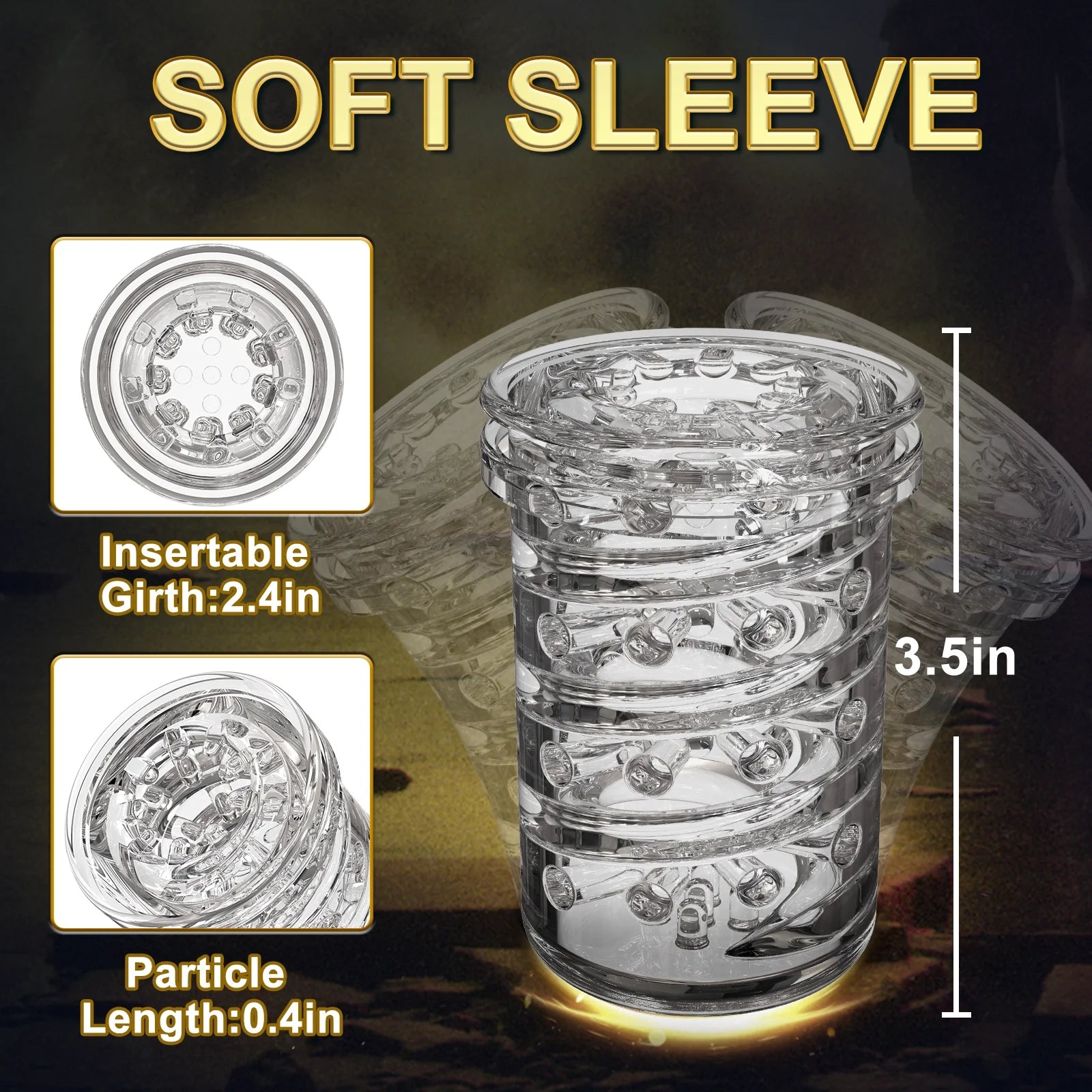 Realistic Male Masturbation Mug - 10-Frequency Telescopic, Spin & Sucking Functions - AVYXO