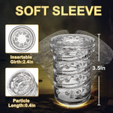 Realistic Male Masturbation Mug - 10-Frequency Telescopic, Spin & Sucking Functions - AVYXO