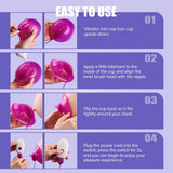 PreviousNext Nipple Clitoral Vibrator Sex Toys - LIKKCUT 2 in 1 Nipple Toys for Women - AVYXO