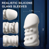 Penis Ring Penis Sleeve Sex Toys-Penis Enlargement Sexual Stamina Extension Sex Toy - AVYXO