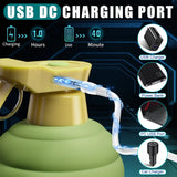 Male Masturbator Male Sex Toys - Adult Toys Male Vibrator with 10 Vibrating Modes for Glans Training & Prolong Endurance for green color - AVYXO