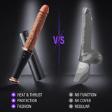 Thrusting Dildo Vibrator Sex Toys - 7.52“ Realistic Baseball Vibrating Dildo Heating Vibrators - AVYXO