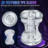 Male Masturbator Men Sex Toys - Male Masturbators with 4 Suction & 10 Vibration Modes, Sucking Male Masturbation Cup - AVYXO