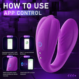 EllaVibe - APP Control, Clitoral Licking G Spot Vibrator with 20 Modes - AVYXO