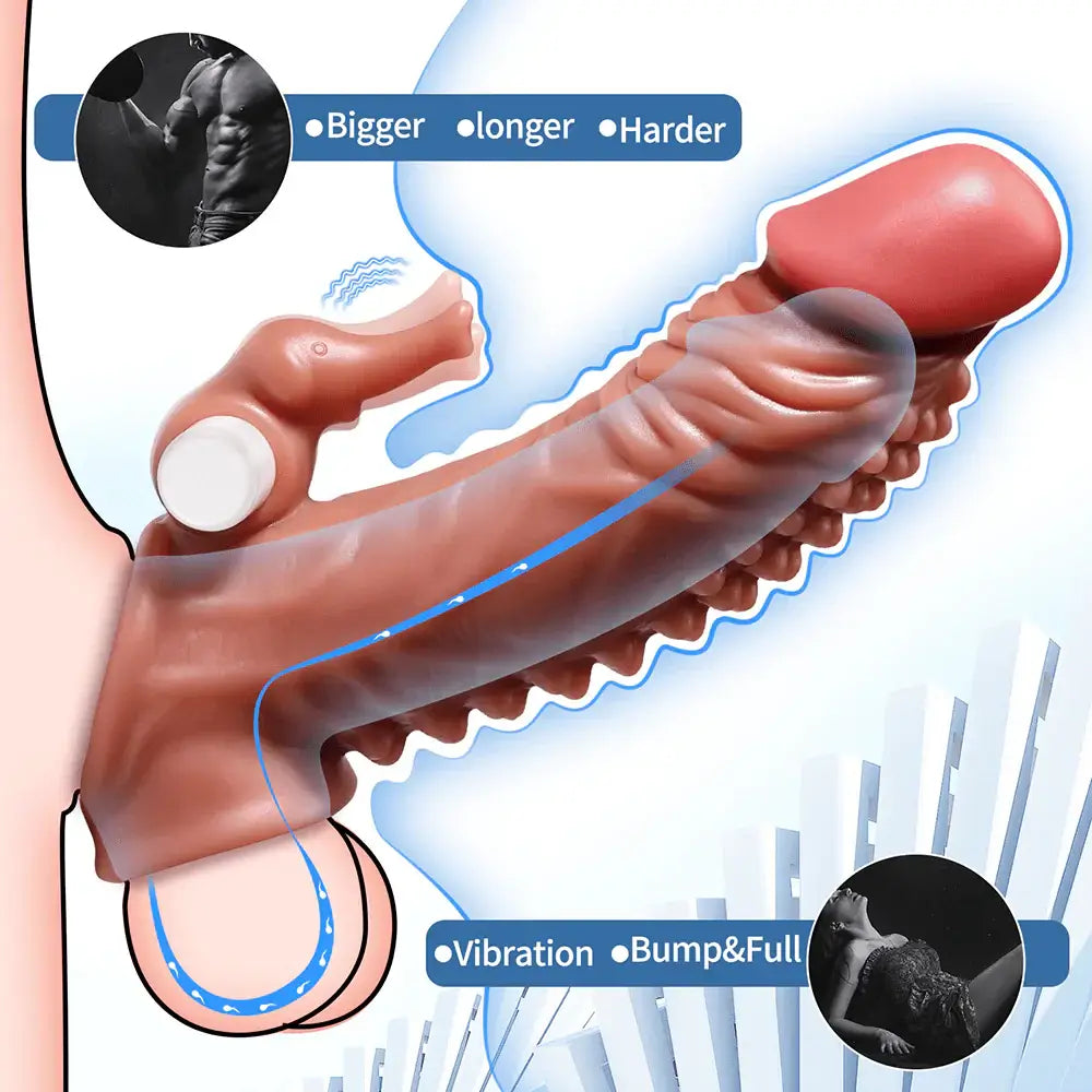 Penis Sleeve Cock Sleeve Vibrator – Enhance Pleasure & Performance