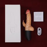 Thrusting Dildo Vibrator Sex Toy Clitoral Licking G Spot Dildo for Clitoral G Spot Anal Stimulation - AVYXO