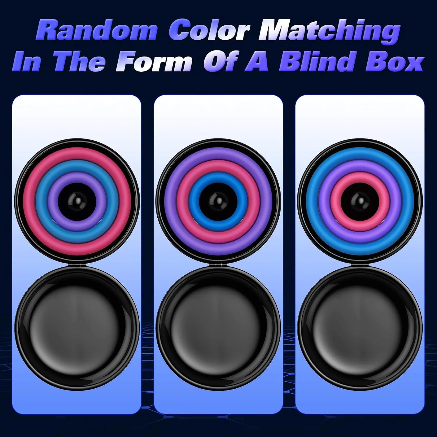 Silicone Cock Rings - Multi-Coloured Erection Enhancers Set - AVYXO