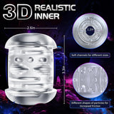 Automatic Male Masturbator,Open-Ended Stroker with 6 Thrusting Modes Male Sex Toy - AVYXO