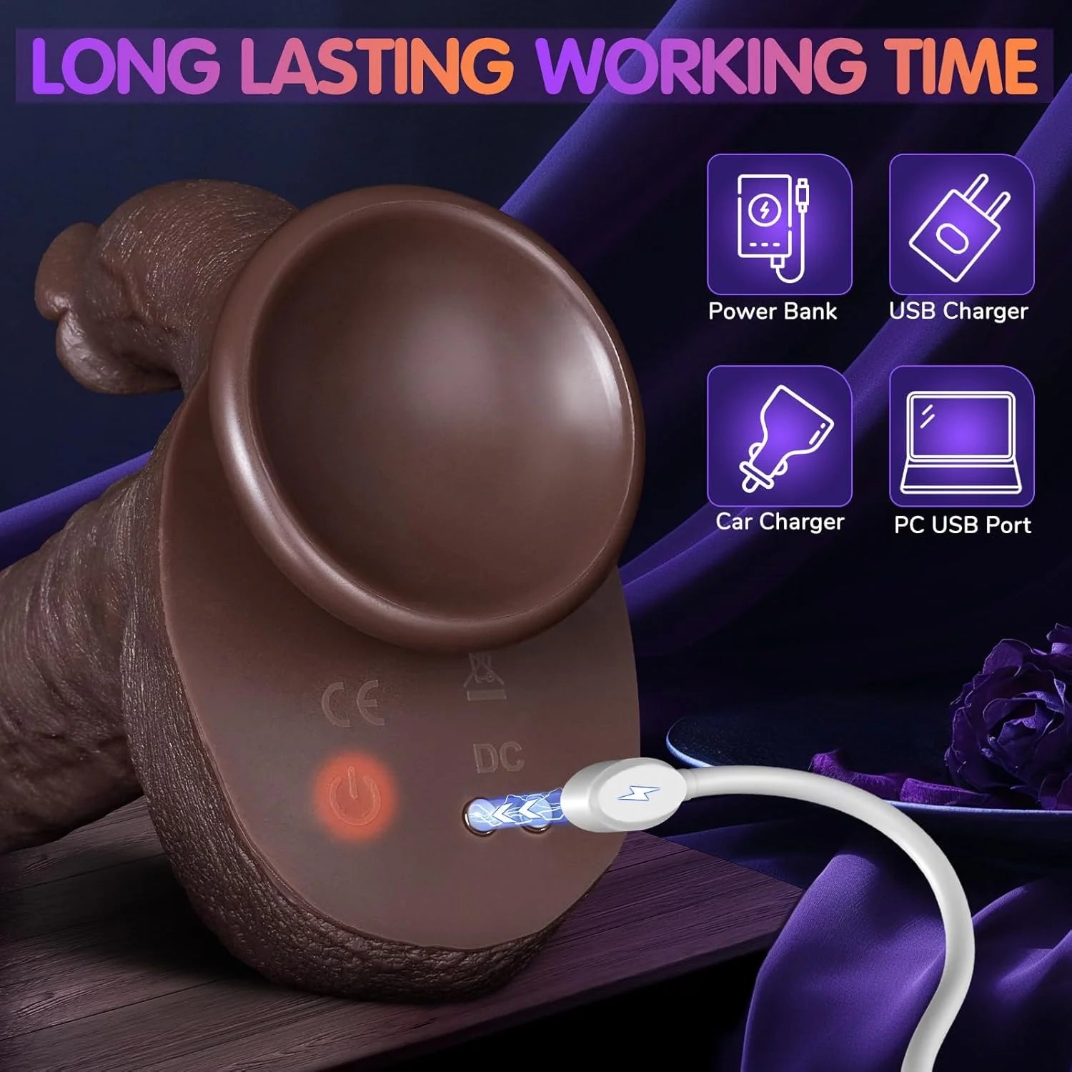Realistic Thrusting Dildo Licking Vibrator - 5 in 1 Silicone Suction Cup, 10 Thrusting, Vibration & Heating Modes, Remote Control Sex Toy - AVYXO