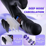 Thrusting Vibrator Dildo Sex Toy - G Spot Clitoral Vibrator with 16 Modes, 8 Thrusting & 8 Slap Vibrators, Clit Stimulator Rabbit Vibrator, Anal Sex Toy for Women & Couples - AVYXO
