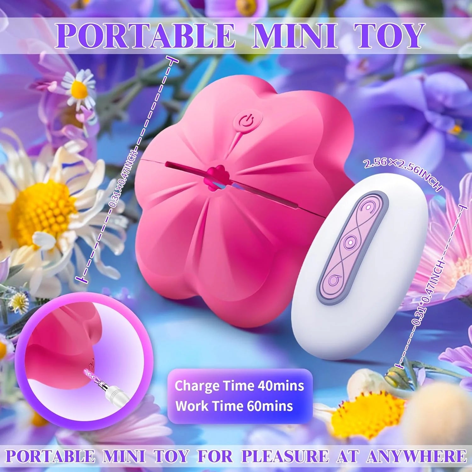 Remote Control Nipple Vibrator - 10 Vibration Modes Adjustable Nipple Clamps for Women, BDSM Couples Toy with Discreet Packaging - AVYXO