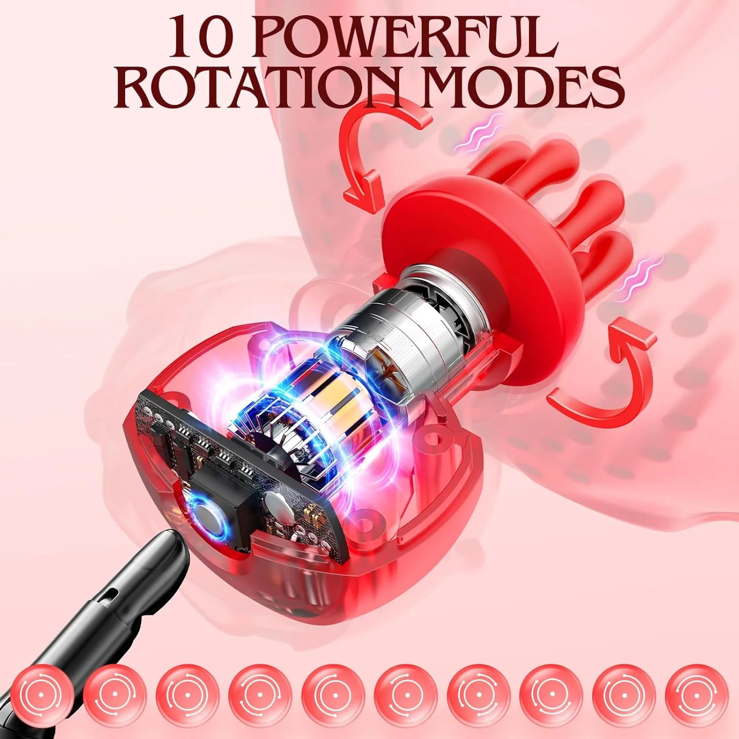 Discover the pleasure of our Rose Sex Toy Sucking Stimulator. Wireless, with 10 powerful vibration and rotation modes - AVYXO