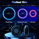 Silicone Cock Rings - Multi-Coloured Erection Enhancers Set - AVYXO