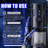 Automatic Male Masturbation Cup - 5 Frequency Modes & Infinite Speed - AVYXO