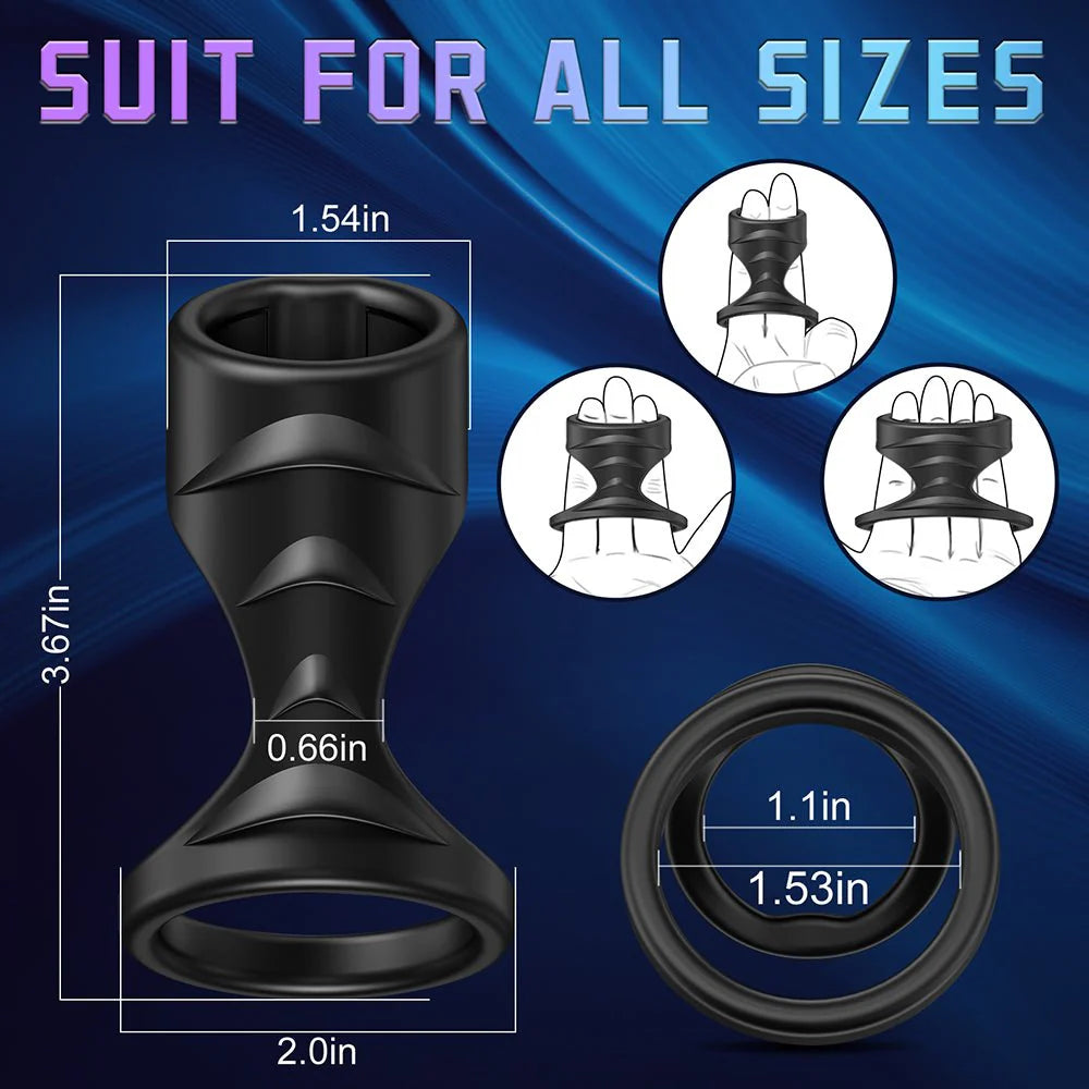 Silicone Cock Ring for Men Ring Medical Sex Toy for Couples to Increase Potency Sex Toy - AVYXO