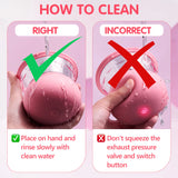 AAV BlissBuds Clamps - 3 Brush Heads Nipple Vibrator - AVYXO