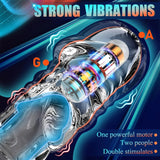 Penis Sleeve Cock Sleeve Sex Toys - 2 in 1 Clear Penis Ring Extender with Vibrator - AVYXO