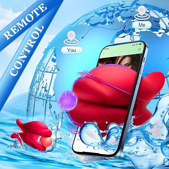 Vibrator Sex Toys Nipple Toys for Women - 2 in 1 Nipple Clamps Clitoral Stimulator with 10 Vibrating Mode, Remote Control Adult Toys for Women - AVYXO