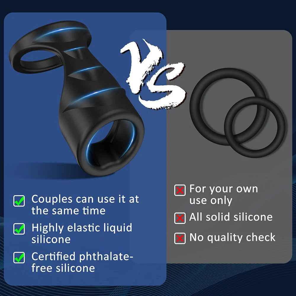 Silicone Cock Ring for Men Ring Medical Sex Toy for Couples to Increase Potency Sex Toy - AVYXO