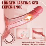 Penis Extender Silicone Penis Sleeve,Elastic Penis Ring to Enlarge Prolong - AVYXO