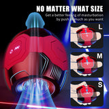 Male Masturbator Sex Toys for Men - Squeezable Penis Training Vibrator with 10 Vibration Modes Pocket Pussys - AVYXO