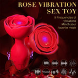 Vibrating Anal Plug Sex Toys -Silicone Vibrators Butt Plug with 9 Vibration Modes APP Remote Control Vibrator - AVYXO