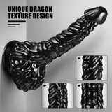 Dragon Monster Black Dildo - Diamimio 9 Inch Dildos Sex Toys for Women - AVYXO