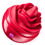 Adjustable 6-Level TelescopingVibrator Sex Toys, Rose Sex Toy for Women with 7 Tongue Licking & Vibrating Modes for Anal Nipple Clitoral Stimulator, Dustproof Cover Travel Pleasure Vaginal Masturbator - Realistic 2-in-1 Male Stimulator - AVYXO