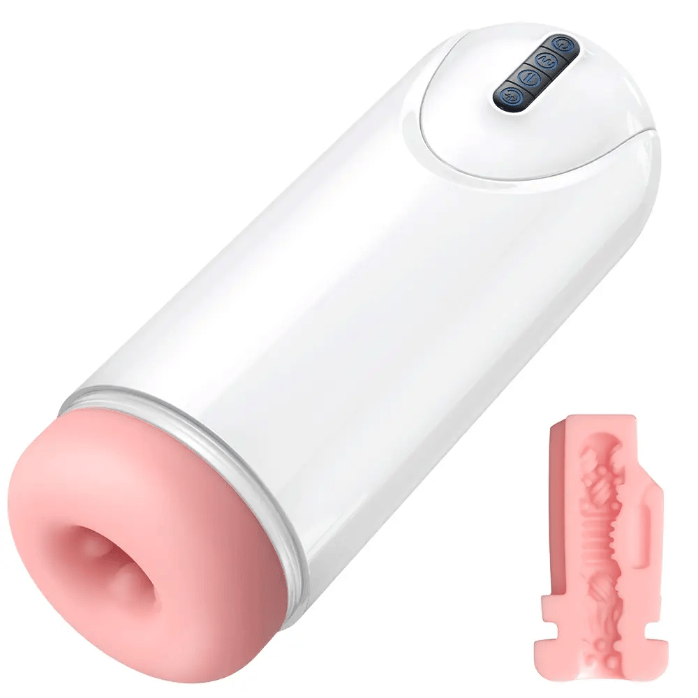 Multi-Function Male Masturbator - 4 Thrusts & 4 Suctions & 10 Vibration Modes - AVYXO