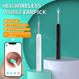 WiFi Link NE16 Hard Visual Ear Digging Spoon Ear Digging Spoon Wireless Cleaning Endoscope High Definition Ear Collecting Tool - AVYXO