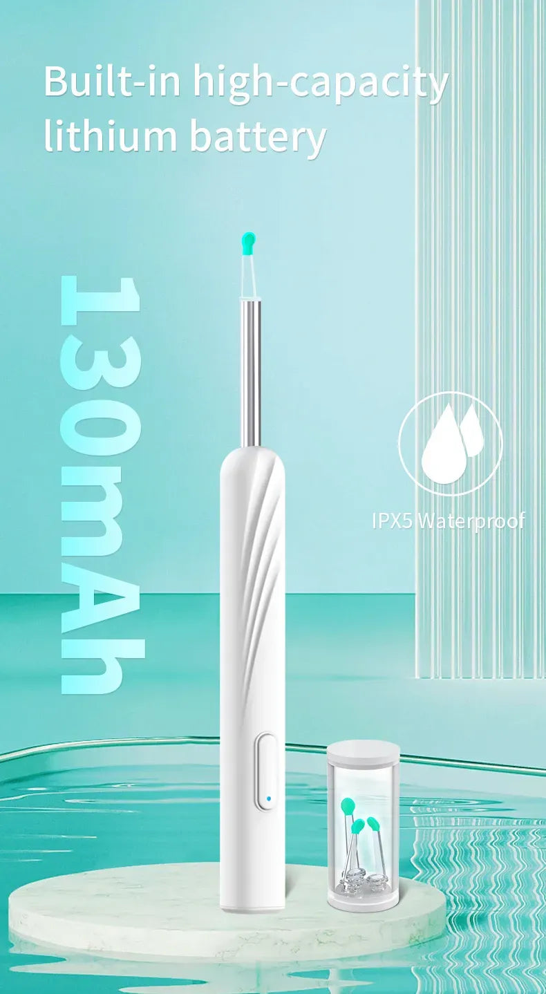 WiFi Link NE16 Hard Visual Ear Digging Spoon Ear Digging Spoon Wireless Cleaning Endoscope High Definition Ear Collecting Tool - AVYXO