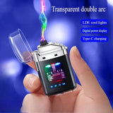 Transparent shell outdoor waterproof electronic pulse power display lighte - AVYXO