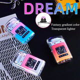 Transparent shell outdoor waterproof electronic pulse power display lighte - AVYXO