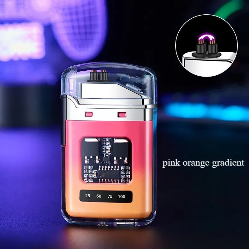 Transparent shell outdoor waterproof electronic pulse power display lighte - AVYXO