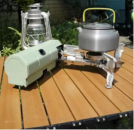 Foldable Camping Butane Stove, Portable Camping Stove Outdoor Gas Stove with Storage Bag suitable for Picnic, Backpacking Hiking, Adventure, Home Travel, Outdoor Patio, RV Trip - AVYXO