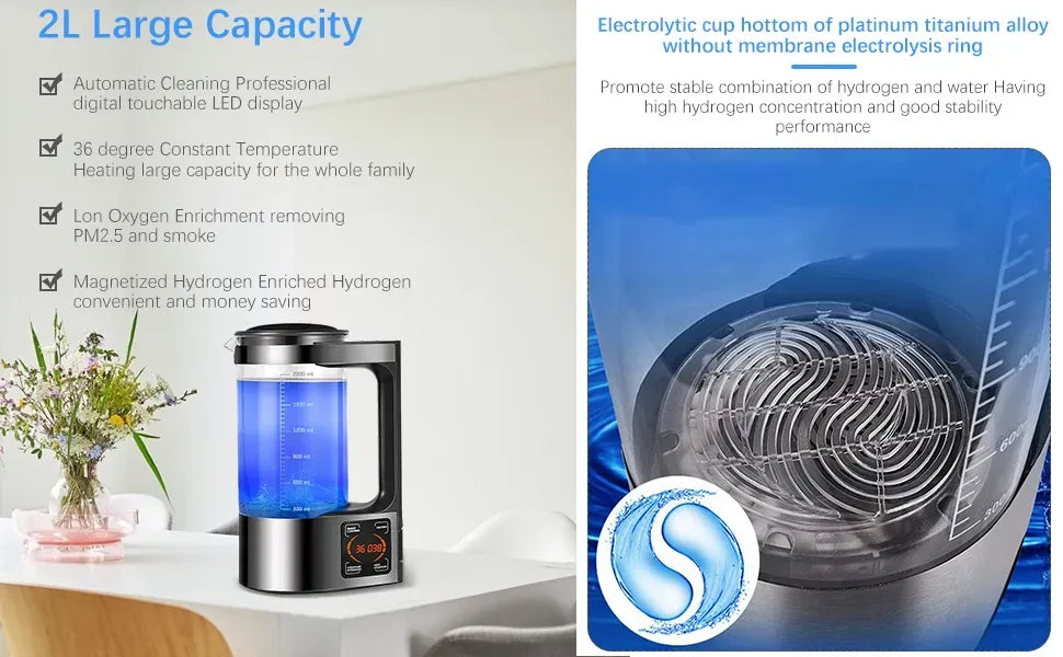 Hydrogen-rich water cup 2L - AVYXO