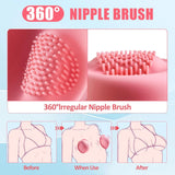PreviousNext Nipple Toy Vibrator, Vibrating Nipple Clamps Sucking Stimulator Massager with 10 Powerful Vibration - AVYXO