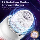 Portable Male Sex Toy - Automatic Masturbator, 4 Speed & 12 Modes - AVYXO