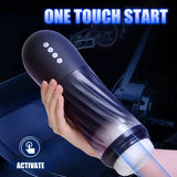 Rocket Adult Male Sex Toy - 3 Twist & 5 Thrust Modes, Hands-Free Heated - AVYXO