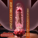 Sitting Lotus Thrusting Dildo - 8 Thrusting & Licking Modes - AVYXO