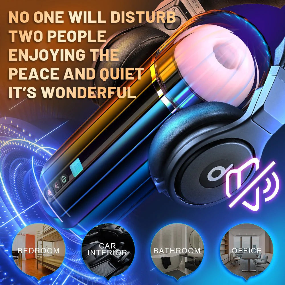 Automatic Sucking Male Masturbator - 5 Sucking & 10 Vibration Modes - AVYXO