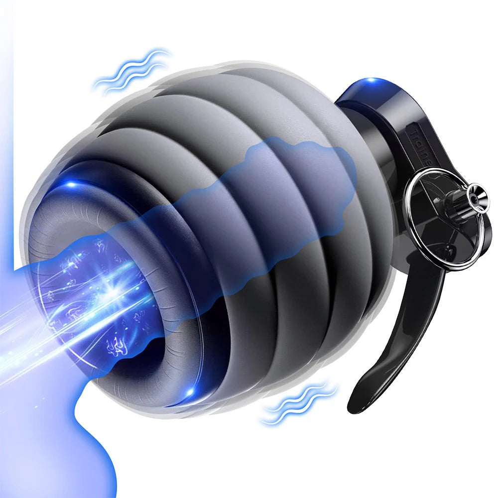 PreviousNext       Male Masturbator Male Sex Toys - Adult Toys Male Vibrator with 10 Vibrating Modes for Glans Training for black color - AVYXO