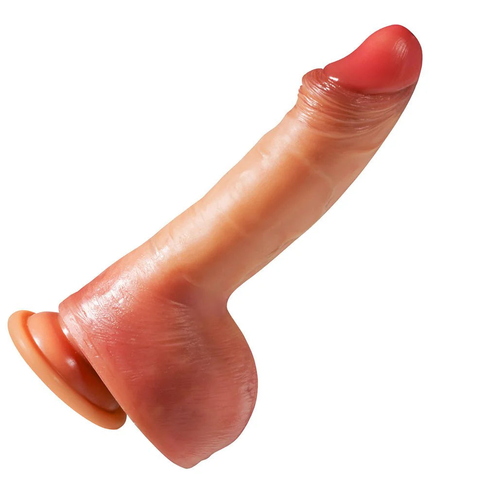 Realistic Squirting Dildo for Women 8.3'' Soft Silicone Ejaculating Dildos with Strong Suction Cup - AVYXO
