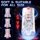 AAVIBE Automatic Male Masturbator - 5 Thrusting & Vibrating Modes, Pocket Pussy for Men - AVYXO